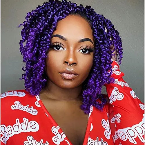 ( US ONLY) FAST SHIPPING NB | Toyotress® Tiana Passion Twist Hair - Pre-twisted Crochet Braids Natural Black, Pre-looped Synthetic Braiding Hair Extensions Toyotress